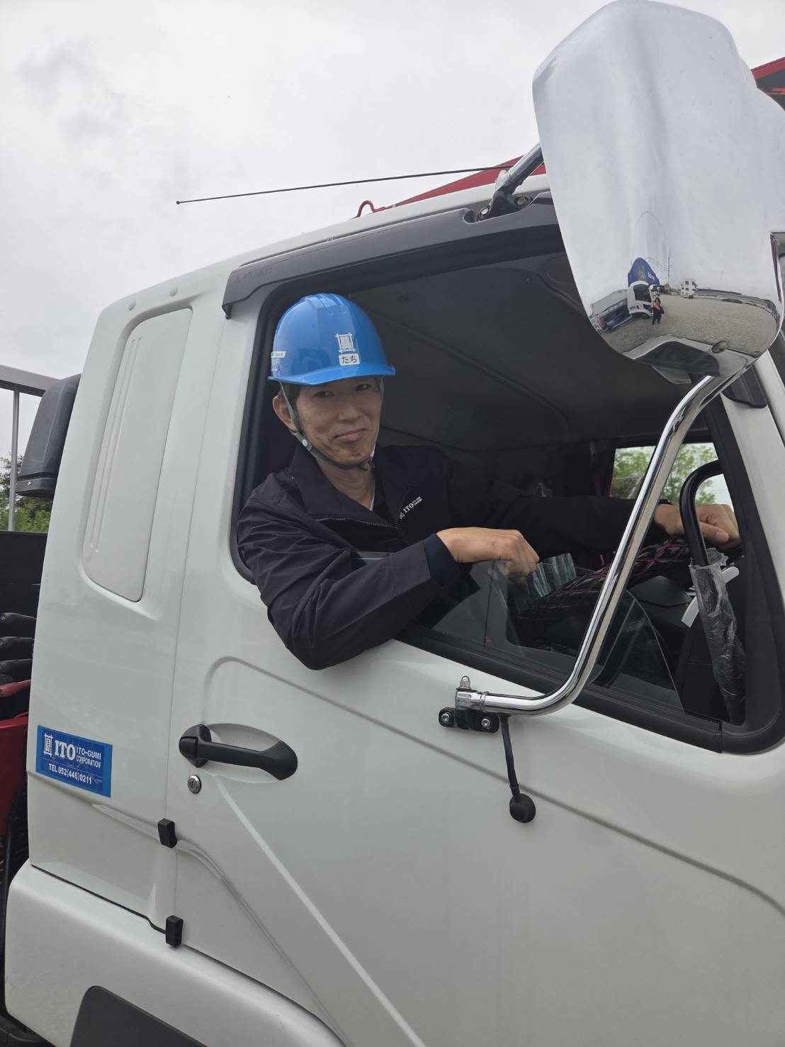 笑顔のドライバー