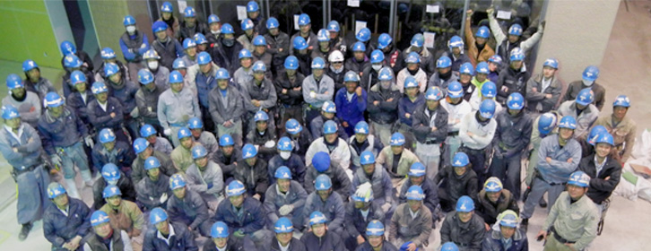 伊藤組運送課 全社員集合写真